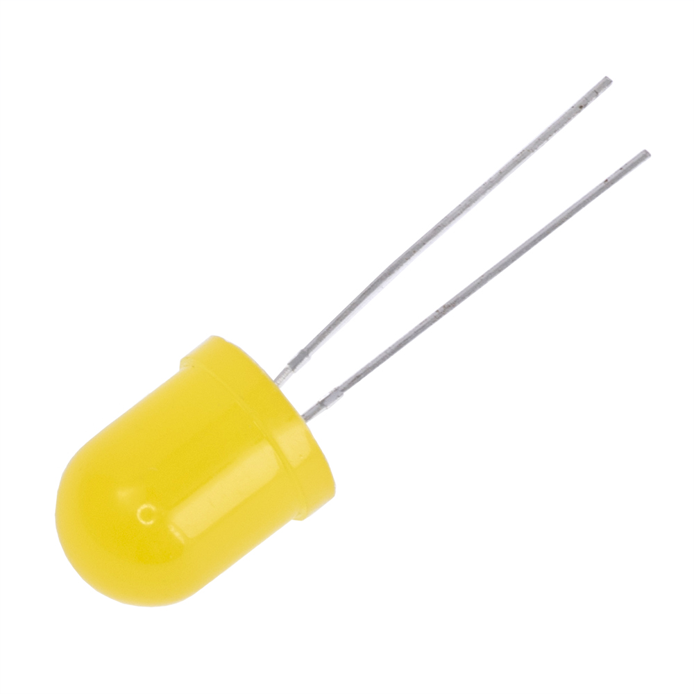 Світлодіод жовтий, 10 mm (L-833YD)