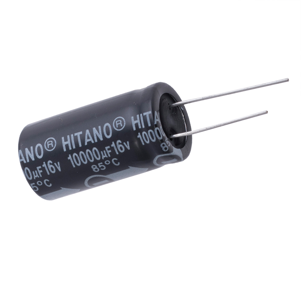 10000uF 16V ECR 18x36mm (ECR103M16B-Hitano) (електролітичний конденсатор)