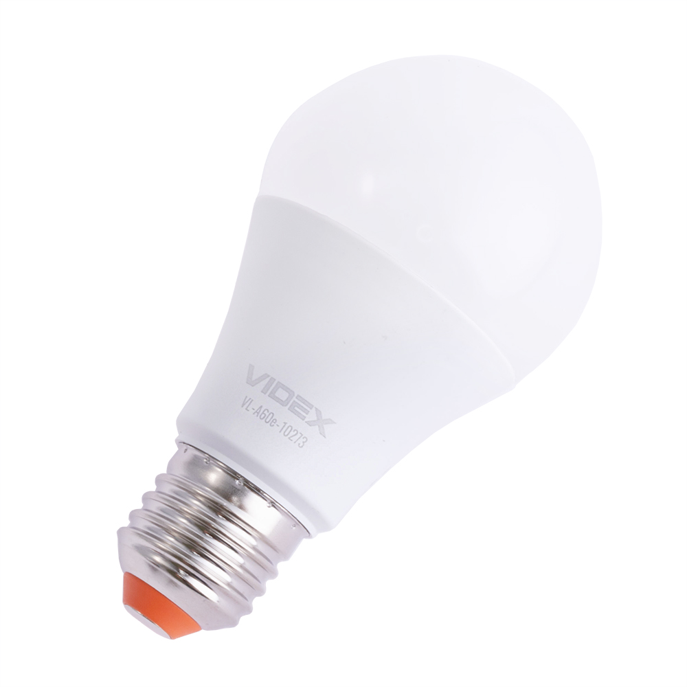 Лампа світлодіодна 10Вт VIDEX Standart, 3000К, E27, 220V (VL-A60e-10273)