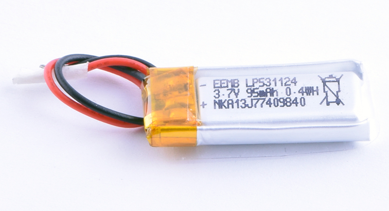 LiPo 85 mAh, 3,7V, 5,6x11,5x25мм (EEMB) акумулятор літій-полімерний LP531124-PCM-LD-A03154