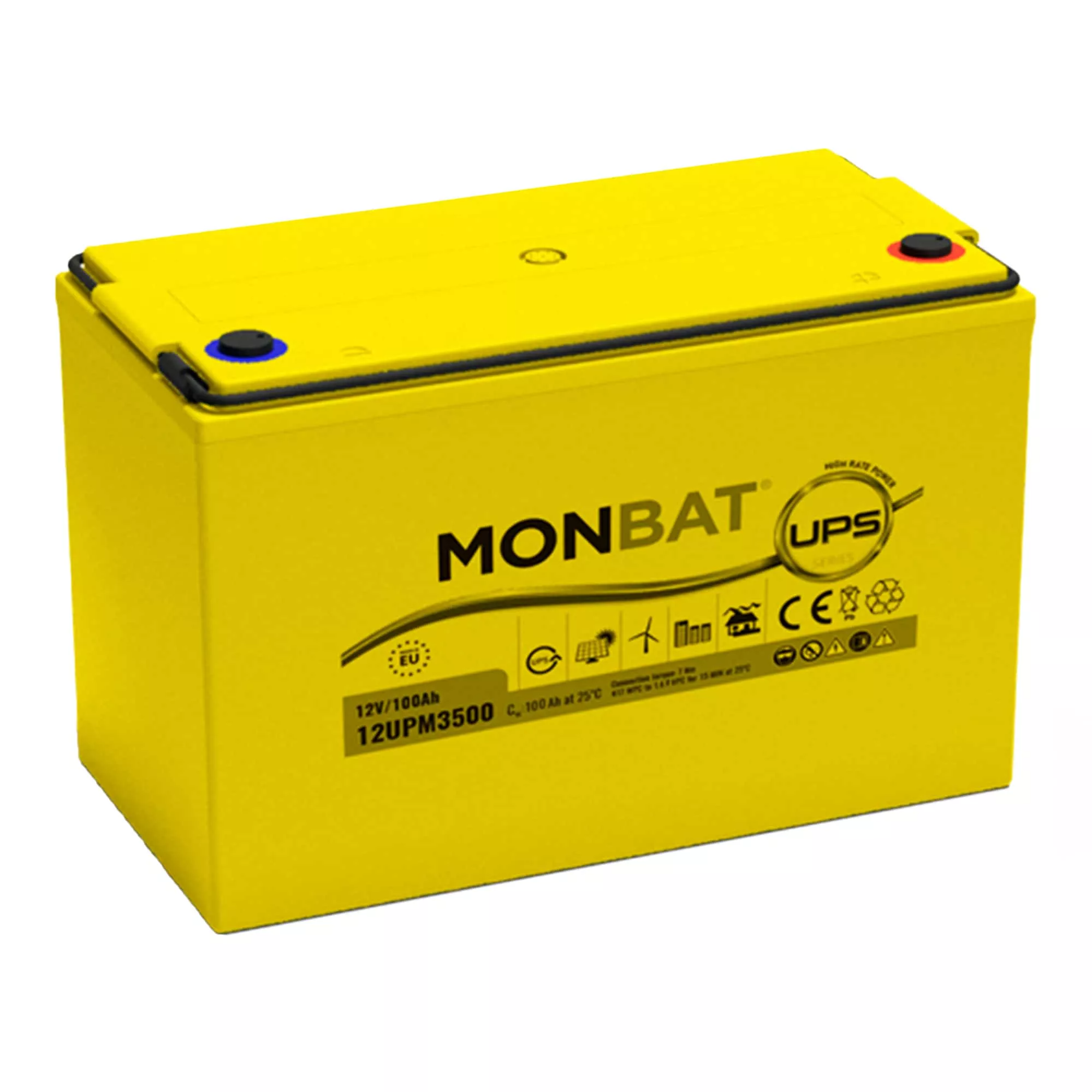 Акумулятор Monbat High Rate Power Top AGM 6СТ-100 (12UPM3500)
