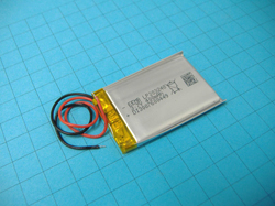 LiPo 2000 mAh, 3,7V, 10x34x54мм (EEMB) акумулятор літій-полімерний LP103454-PCM-LD-A00596