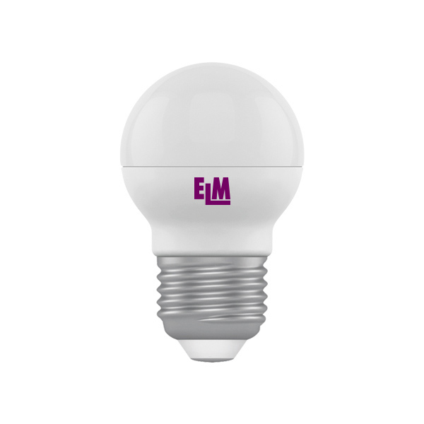 Лампа светодиодная  ELM, 6 Вт, Е27, 4000К (18-0041)