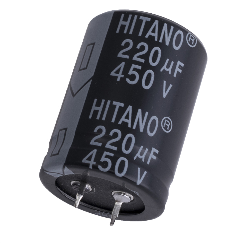 220uF 450V EHP 30x40mm (EHP221M2WBC-Hitano) (електролітичний конденсатор)