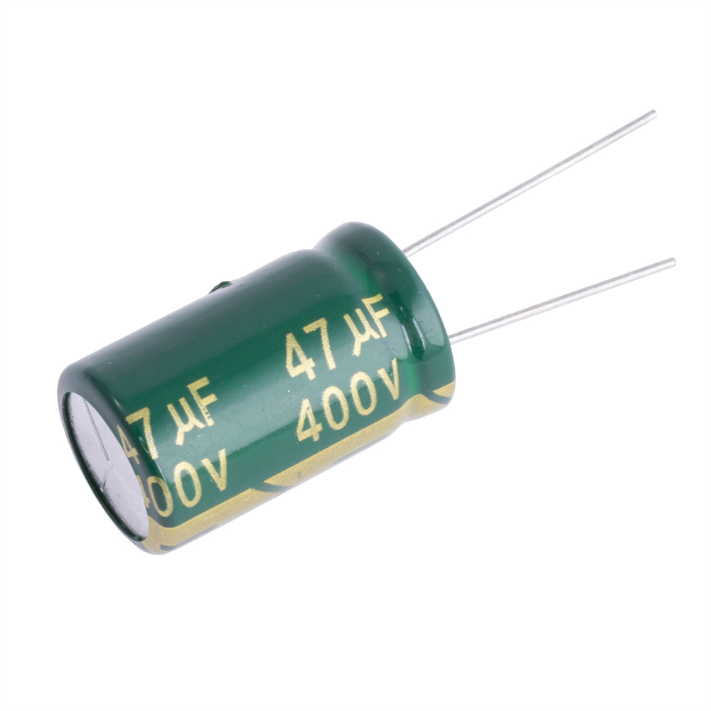 47uF 400V 16x25mm 105°C низькоімпедансний (Chongx) (електролітичний конденсатор)