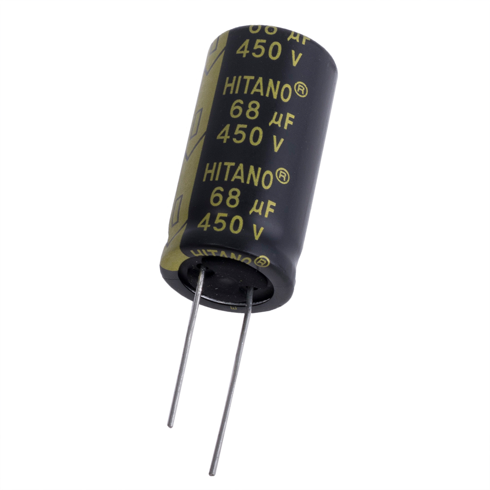 68uF 450V EXR 18x36mm (low imp.) (EXR680M2WB-Hitano) (електролітичний конденсатор низькоімпедансний)