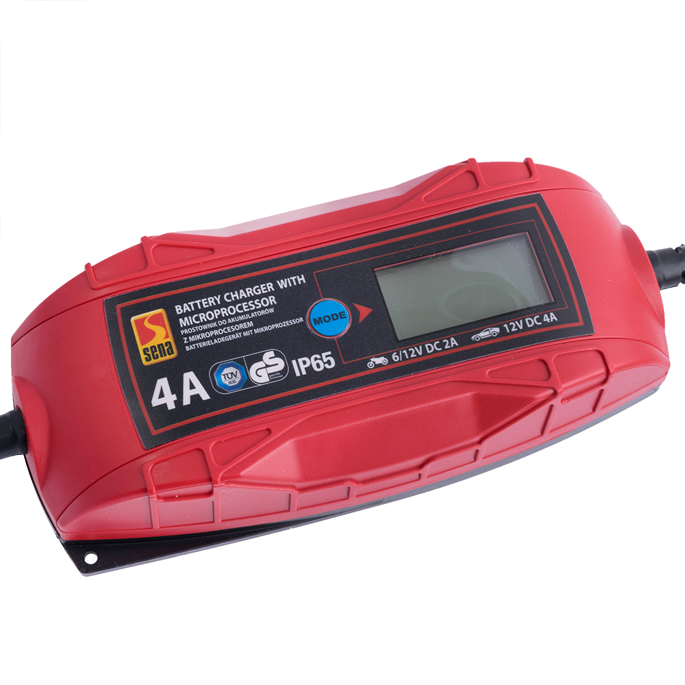 Зарядний пристрій для свинцево-кислотних акумуляторів 6V/12V 4A (Sena 010303 4A)