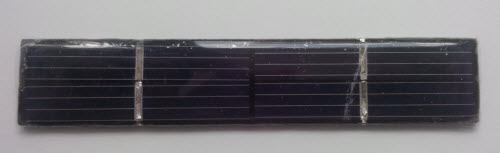 Солнечный модуль, 0,3 Вт    21х110х2,5 мм (поликристаллический)
