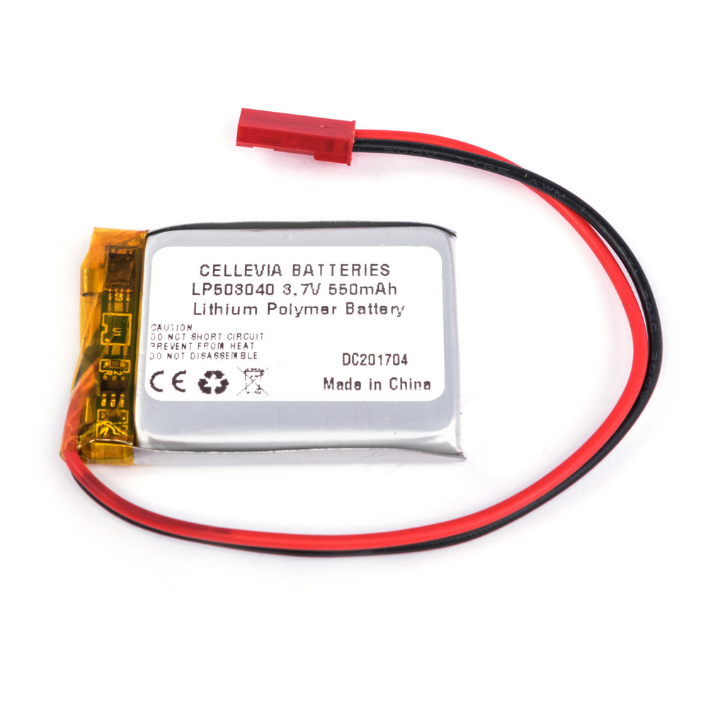 LiPo 550 mAh, 3,7V, 5x30x40мм Cellevia акумулятор літій-полімерний ACCU-LP503040/CL