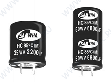 4700uF 80V HC 25x50mm (ECAP 4700/80V 2550 HC Samwha) (электролитический конденсатор)
