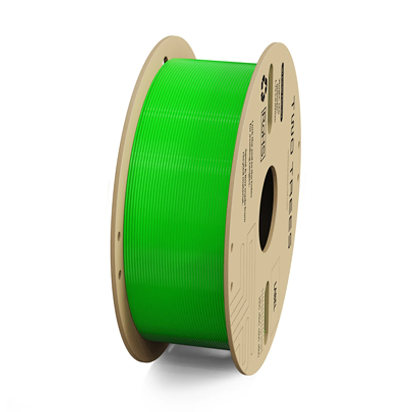PLA пластик для 3D друку 1,75 мм зелений 1кг, twotrees