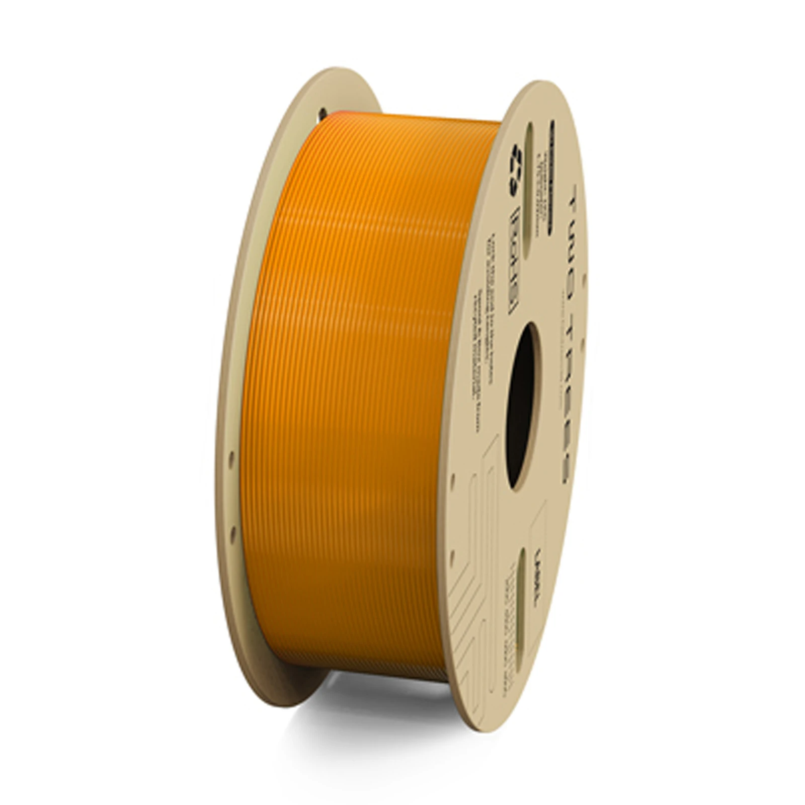 PLA пластик для 3D друку 1,75 мм помаранчевий 1кг, twotrees