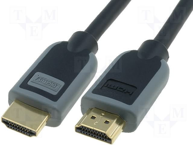 A-DK-108049 (Digitus) HDMI, 1м, позолоч.