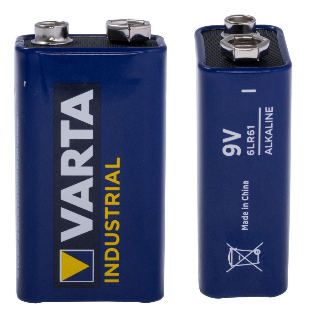 Батарейка "Крона" лужна 9V 1шт. VARTA BAT-6LR61/V