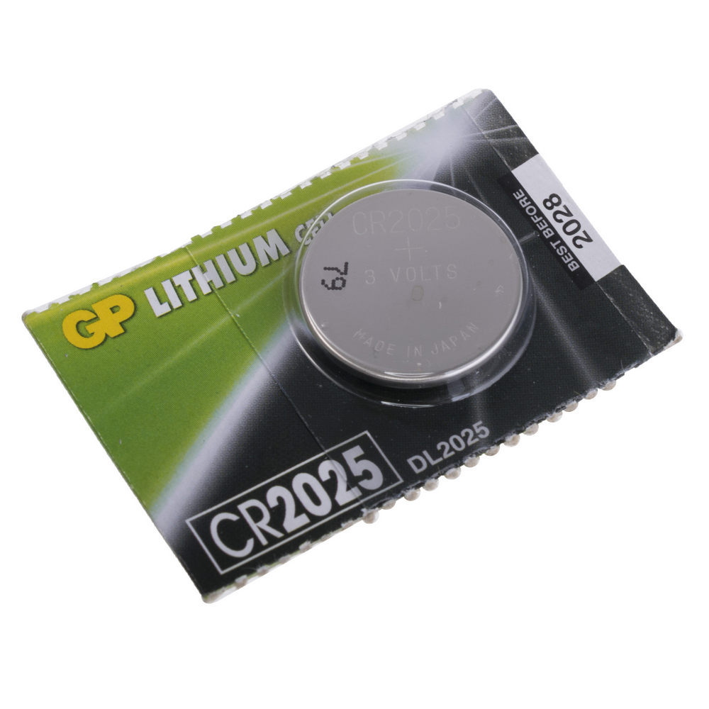 Батарейка CR2025 літієва 3V 1шт. GP Batteries CR2025-U5