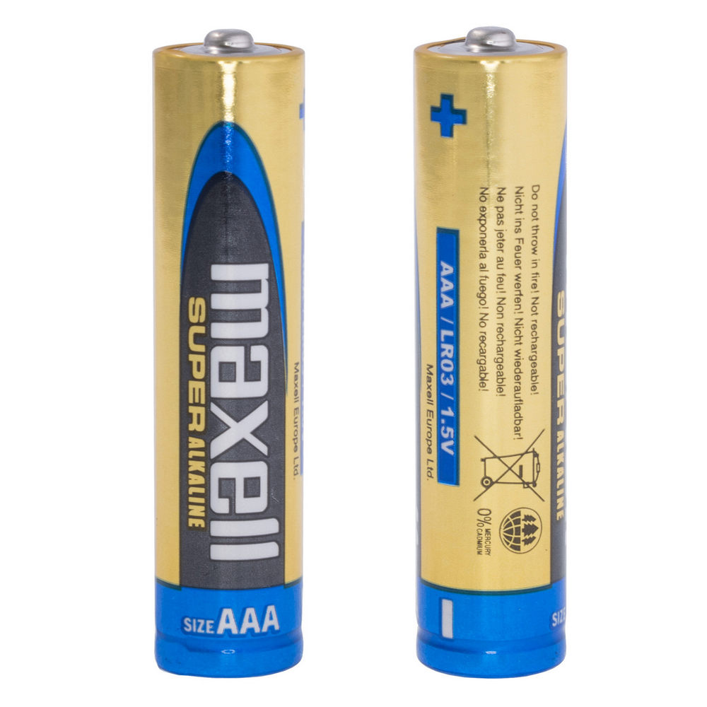 Батарейка AAA лужна 1,5V 1шт. Maxell LR03, Maxell Super Alkaline