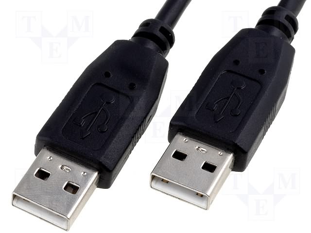 Кабель USBA-plug - USBA-plug длина 2м (CAB-USB2AA/2)