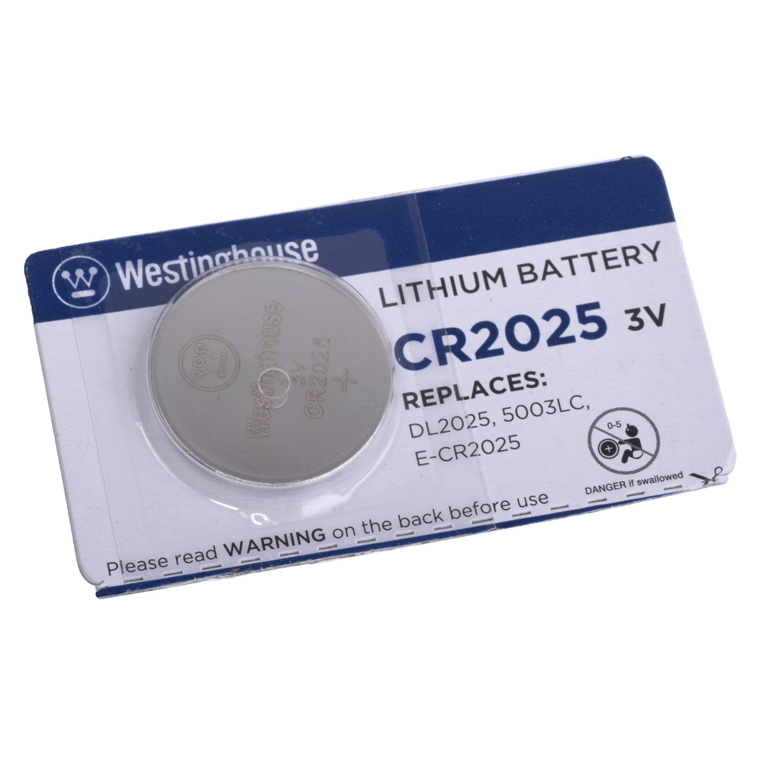 Батарейка CR2025 літієва 3V 1шт. Westinghouse CR2025-BP5