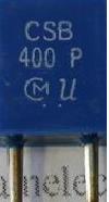 CSB400 Resonator:ceramic; 400kHz; Mounting:THT; (керамічний резонатор)