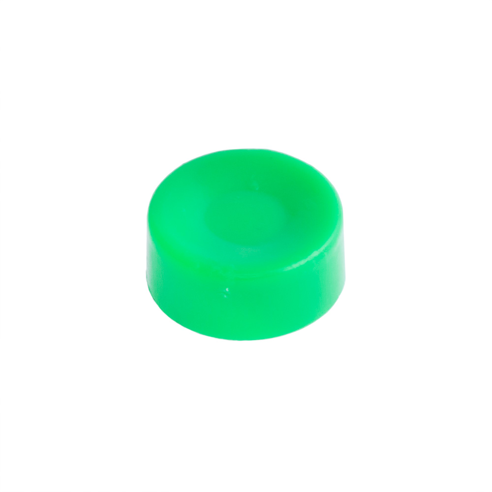 Ковпачок на кнопку, D = 10 (внутрішній. d = 3,4мм), зелений