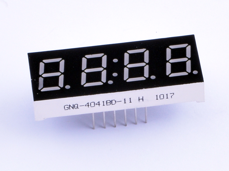 GNQ-4041BD (годинниковий - 4 символи через двокрапку) (індикатор семисегментний)