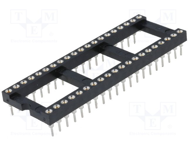 P40P (GOLD-40P Socket:DIL; PIN:40; 15.24mm) (панель для м/с)