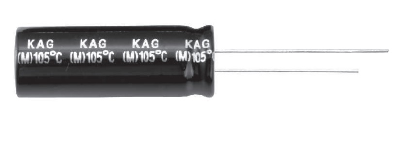 27uF 400V KAG 10x30mm (KAG-400V270MG300-Koshin) (електролітичний конденсатор)