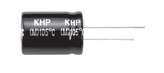10uF 200V KHP 10x9mm (KHP-200V100MG090-Koshin) (електролітичний конденсатор)