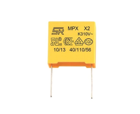 MPX 470nF 310V K (+/-10%), P = 22,5mm, 10x19x26,5mm (KMKP470/310k22.5-SR) (конденсатор плівковий)