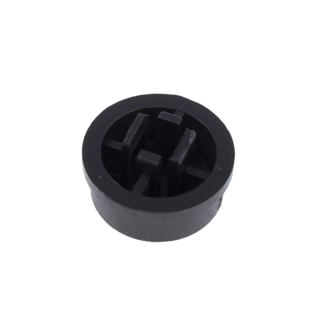 Ковпачок на кнопку (SWT-9RB) Ковпачок для SWT-9, круглий, d = 12 мм (чорний)