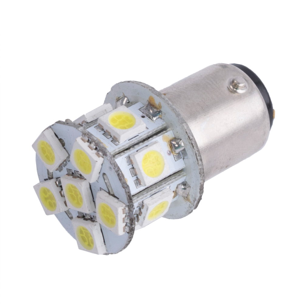 Лампа автомобільна LED-L0909 під цоколь BA15D. 1157 [white] BL2