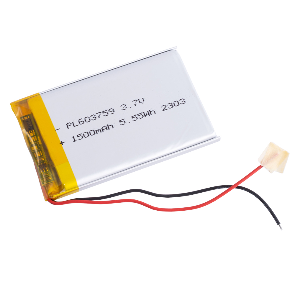 LiPo 1500 mAh, 3,7V, 6x37x59мм (LiPower) акумулятор літій-полімерний)