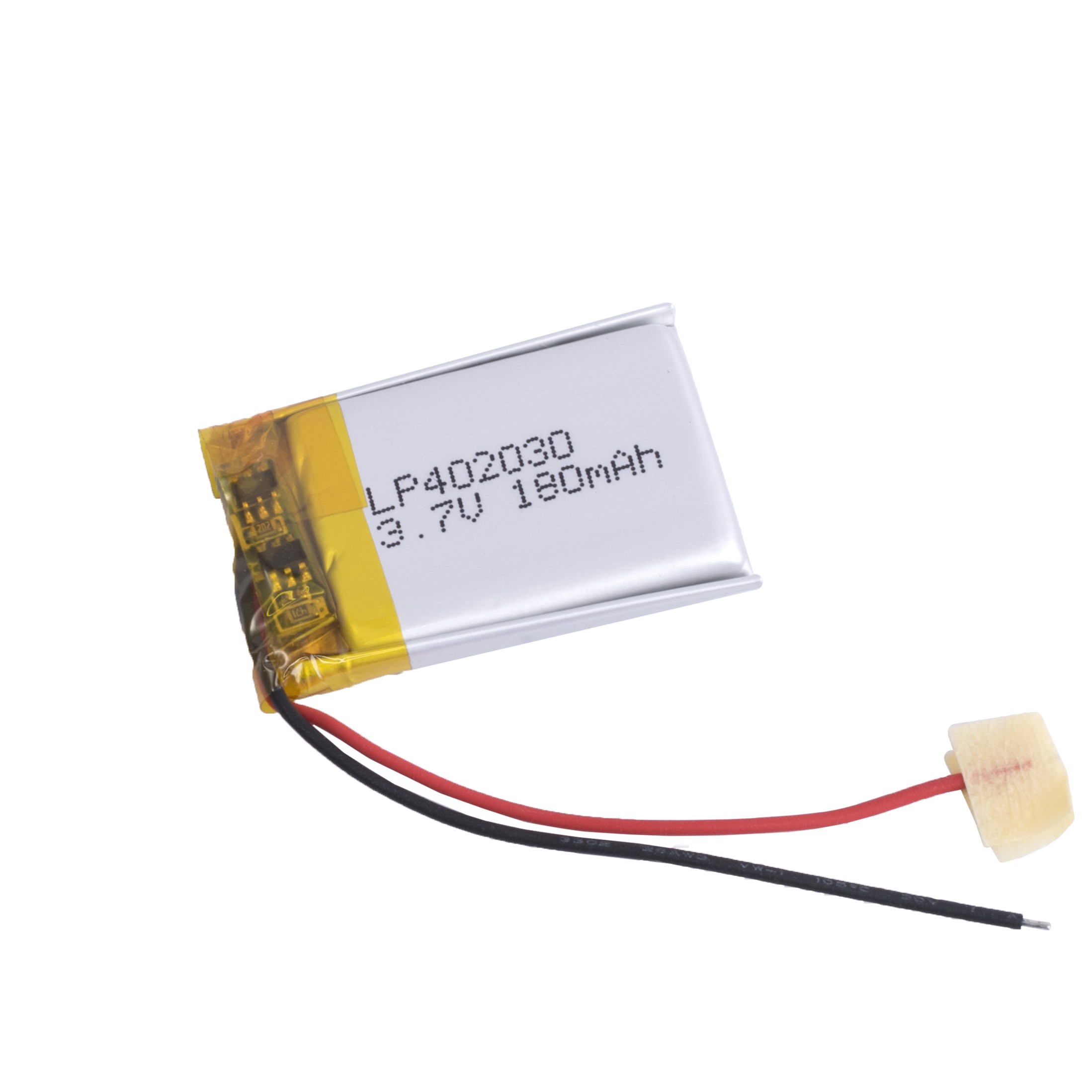 LiPo 180 mAh, 3,7V, 4x20x30мм LiPower акумулятор літій-полімерний LP402030