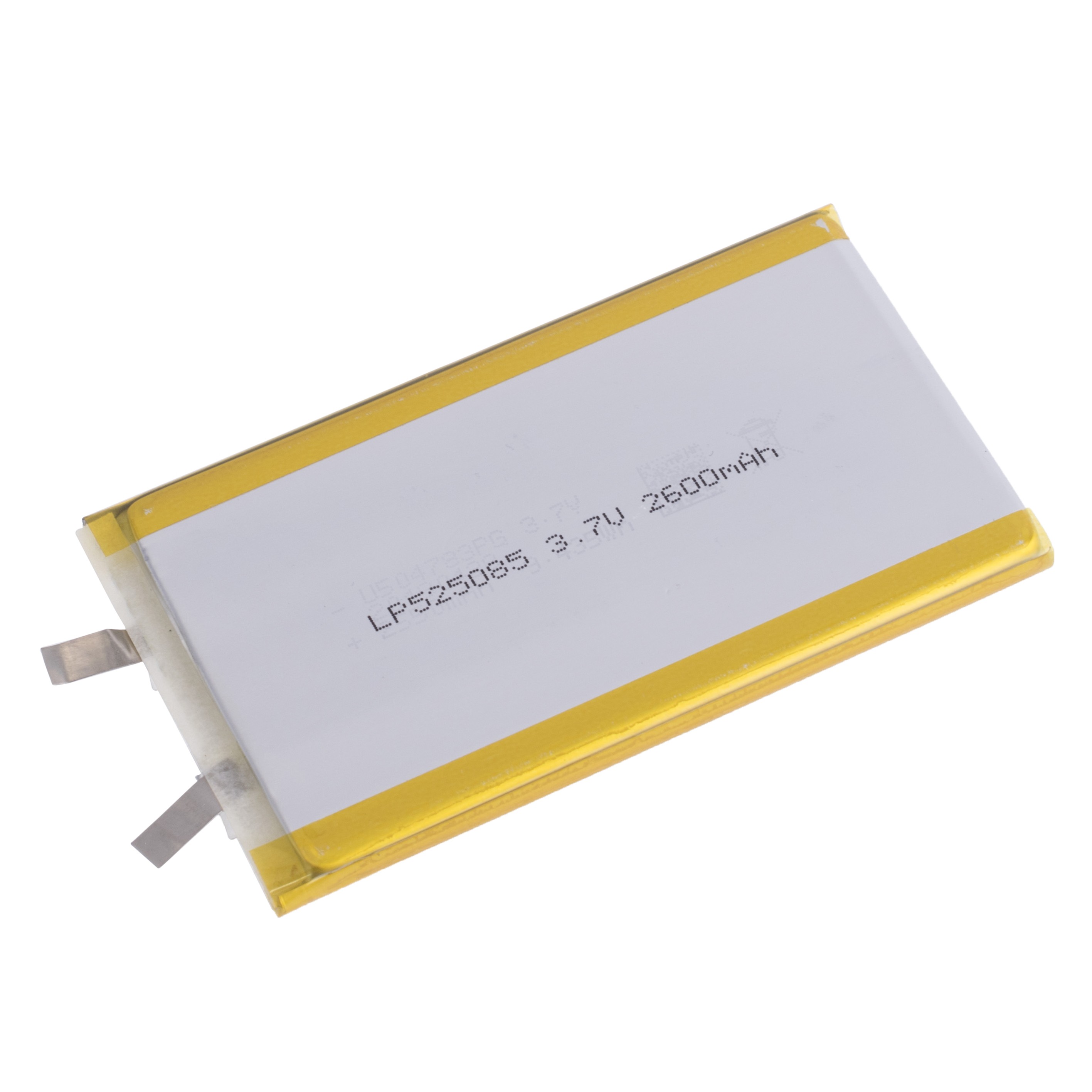 LiPo 2600 mAh, 3,7V, 5,5x50,5x76мм LiPower акумулятор літій-полімерний LP525085