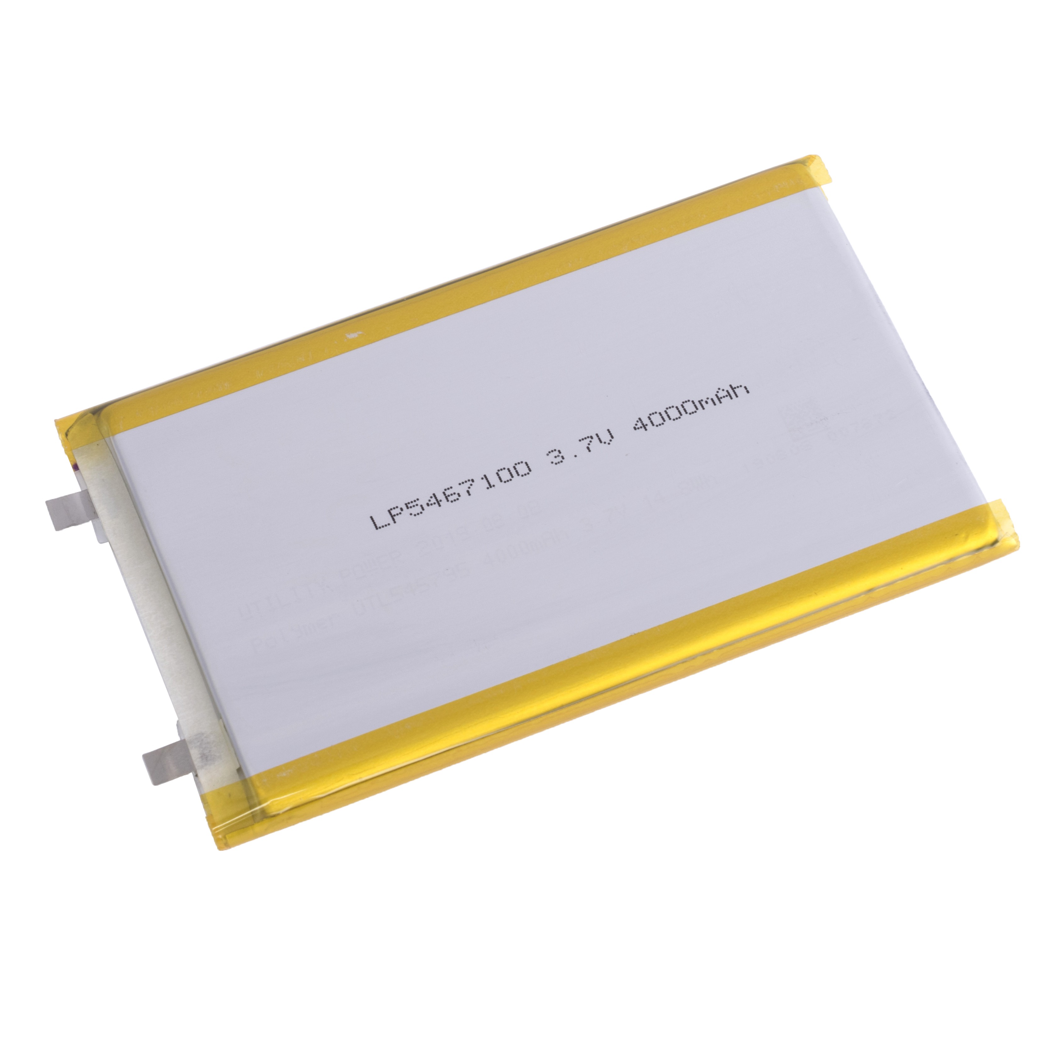 LiPo 4000 mAh, 3,7V, 5,4x67x100мм LiPower акумулятор літій-полімерний LP5467100