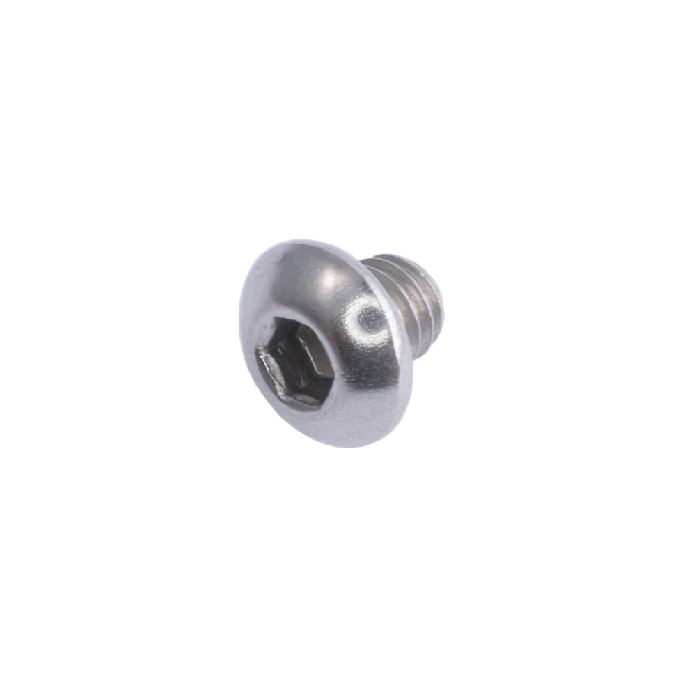 Гвинт з сферичною головкою M3x6mm (нержавіюча сталь 304 A2-70, внутрішній шестигранник, ISO7380)