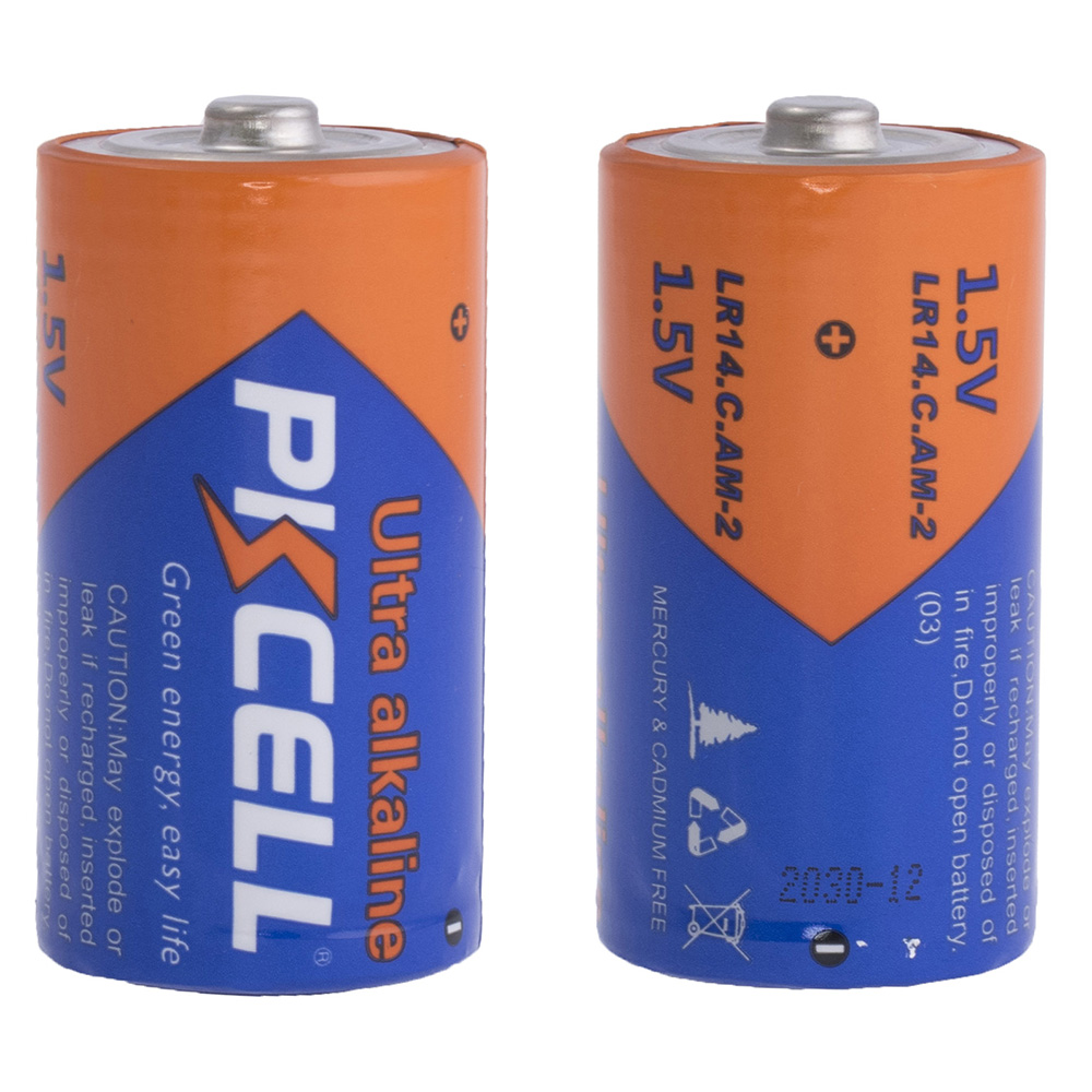 Батарейка C лужна 1,5V 1шт. PKCELL Alkaline battery LR14/MN1400