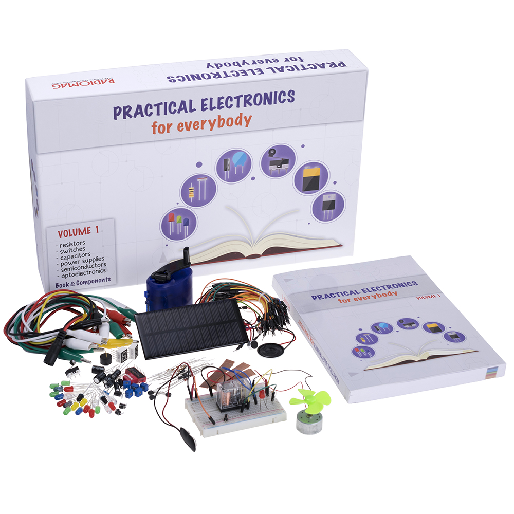 Конструктор "Practical electronics for everybody vol.1" глянцева коробка