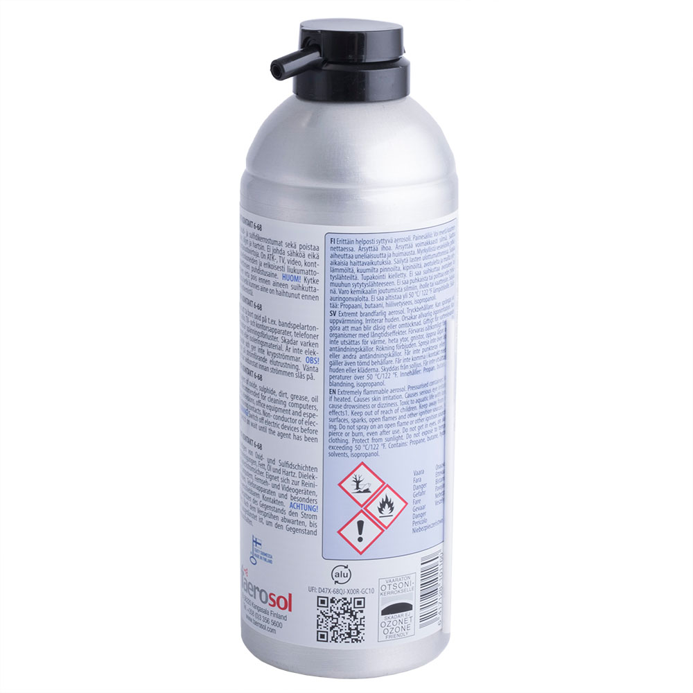 Очищувач контактів, видалення окислів Spray PRF, 520мл. (PRF 6-68/520 Spray) PRF