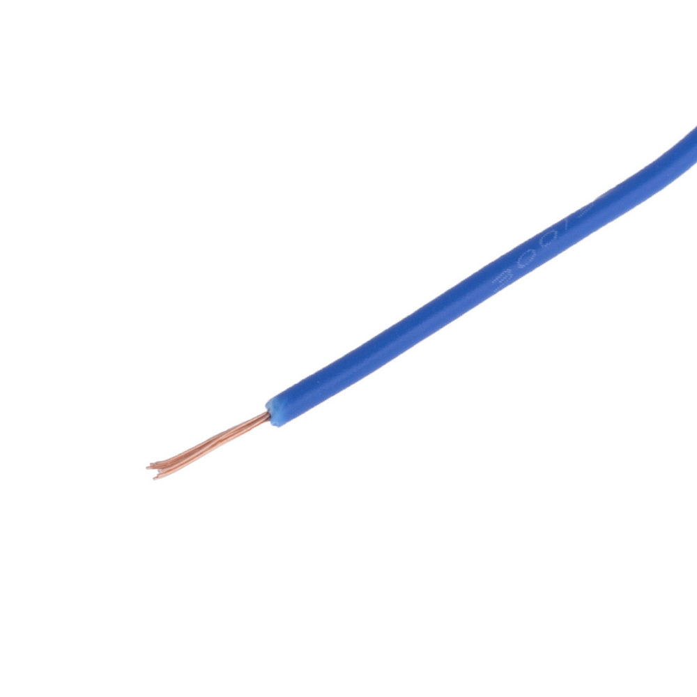 Провід багатожильний 0,35mm² (19xD0,15мм, мідь) синій, PVC (AVR0.35-19/0.15-CU-L)