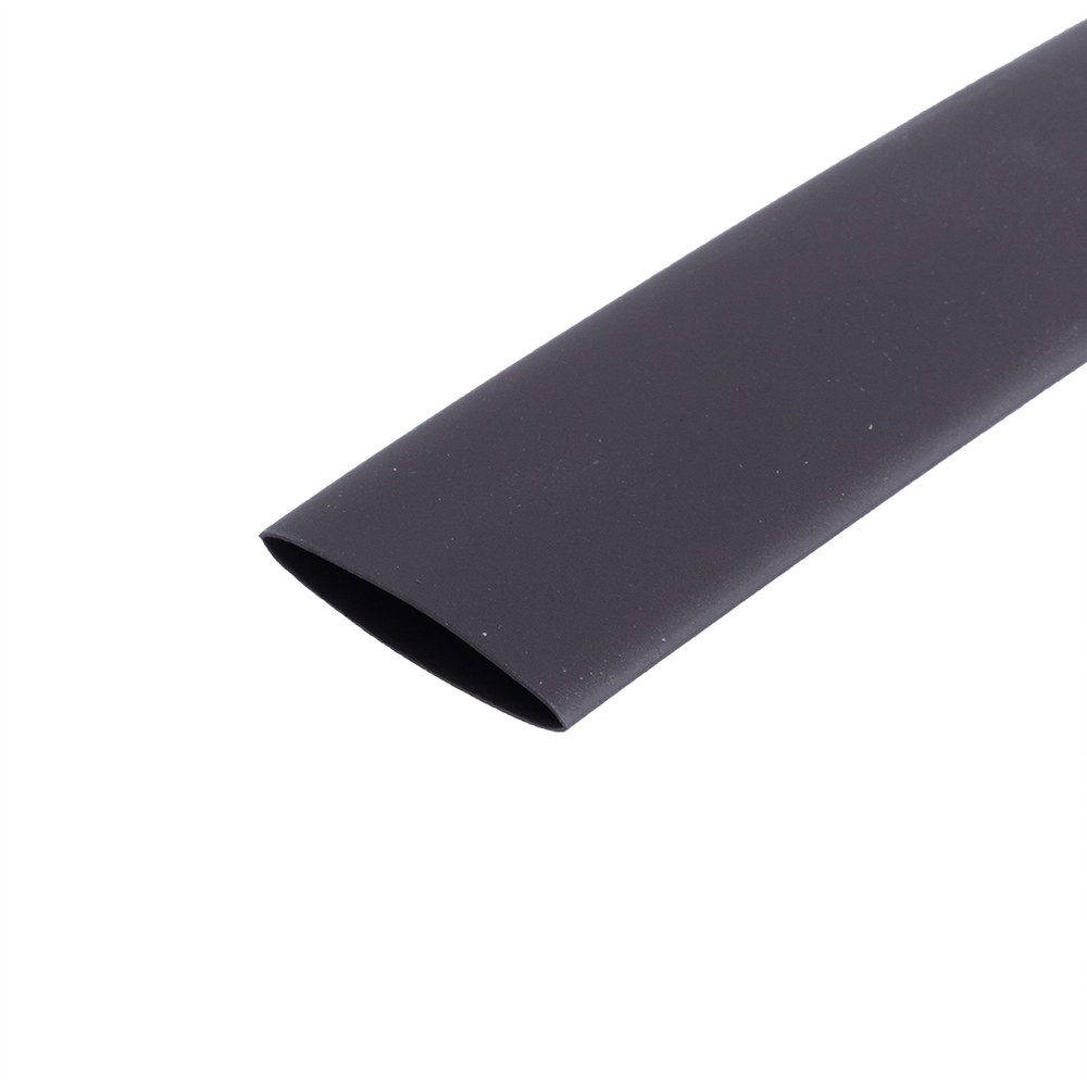 Термоусадочна трубка 15мм чорна (термоусадка 15,0мм) SB-RSFR-H | 15 | 15/8mm black Sunbow