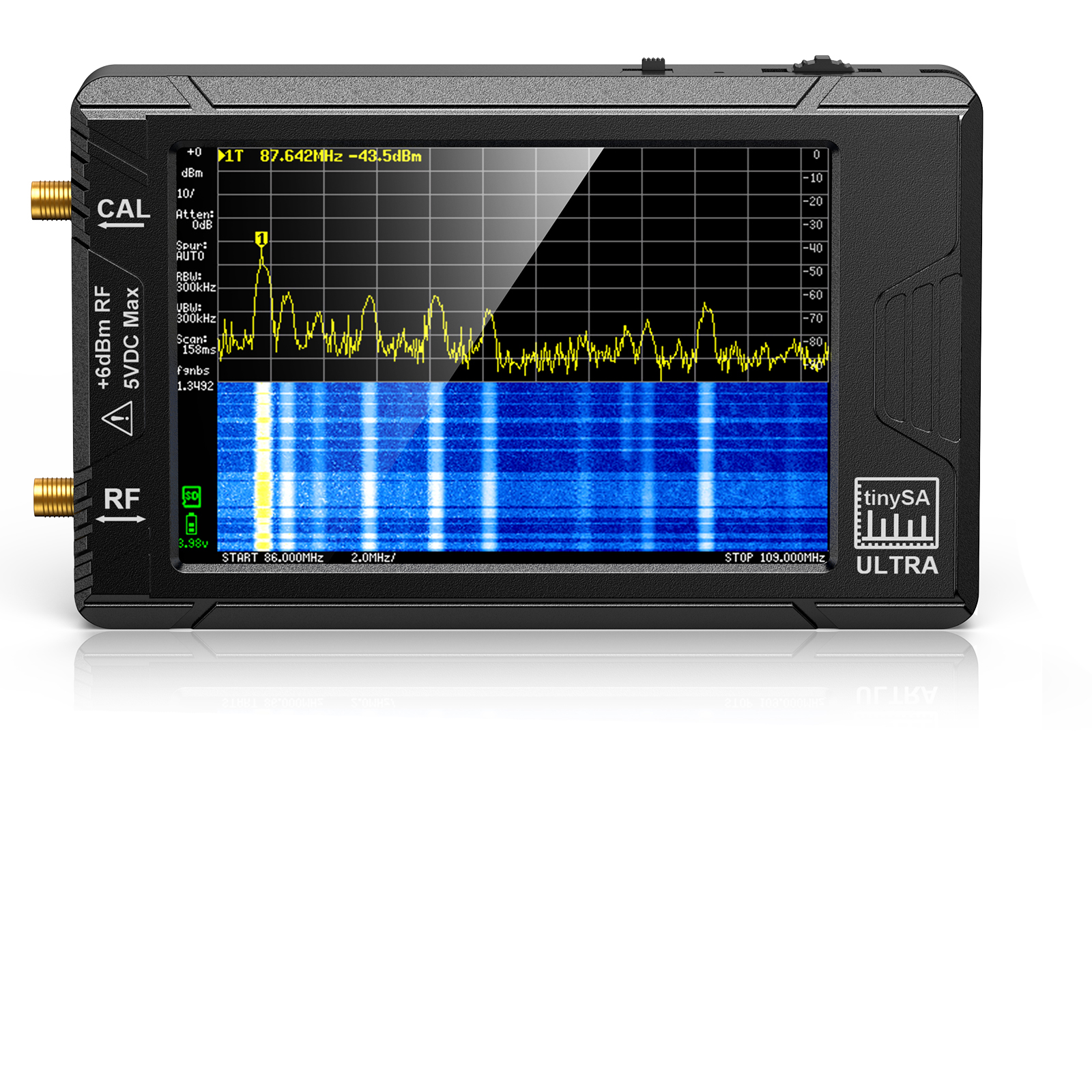 Аналізатор спектру tinySA ULTRA 5,3GHz (Zeenko)
