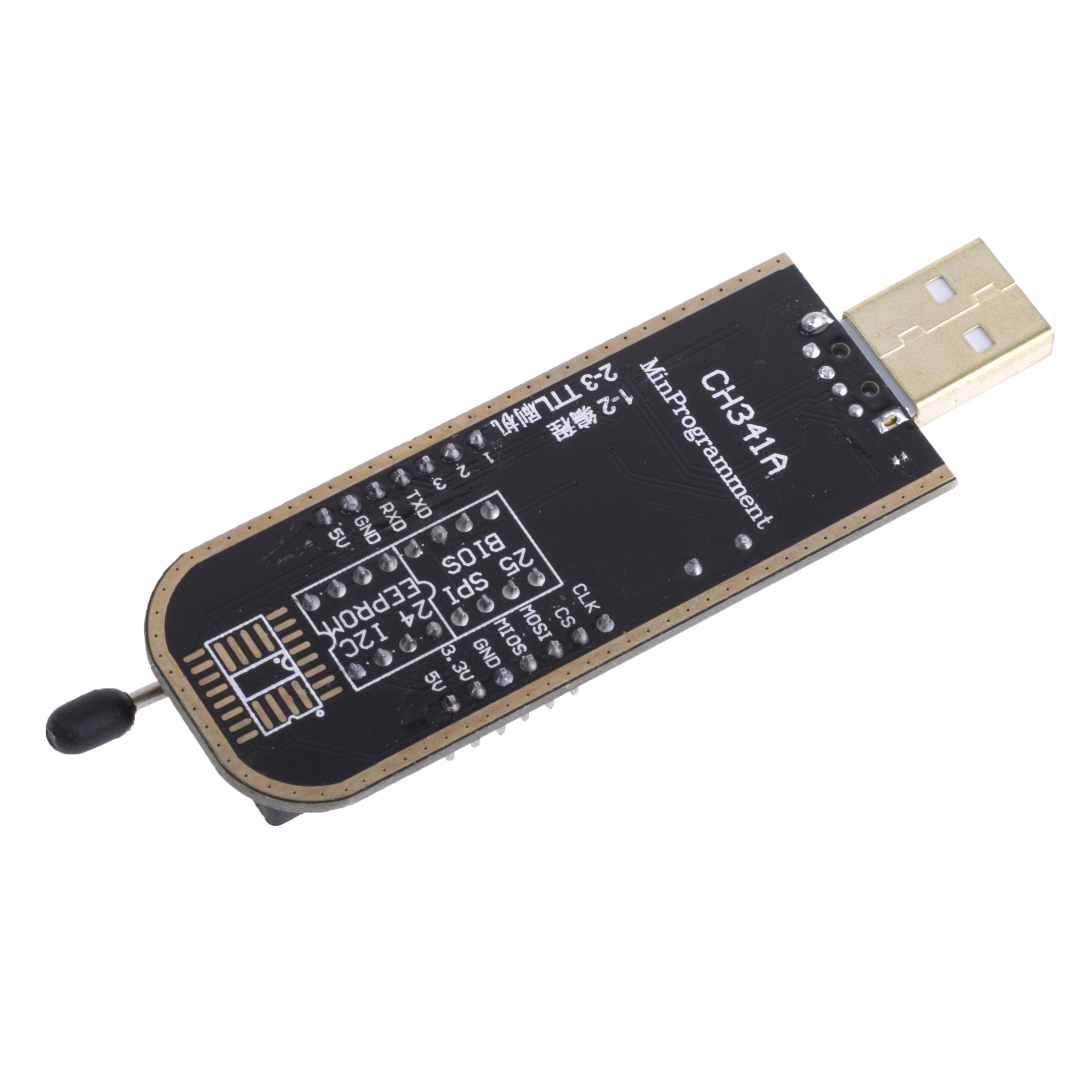Багатофункціональний USB-програматор CH341A + кліпса для програмування SO-8 внутрішньоплатно