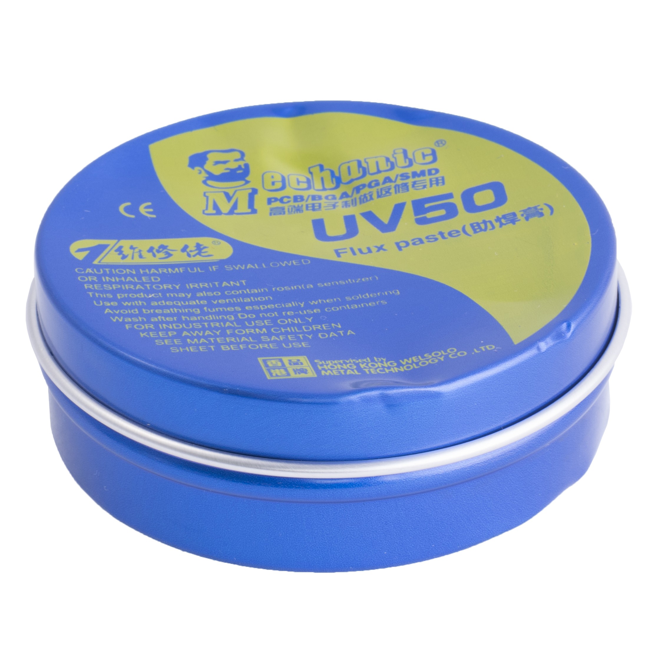 Флюс-паста UV50 [40г] (Mechanic) Halogen-free, Уцінка (пам'ята упаковка)