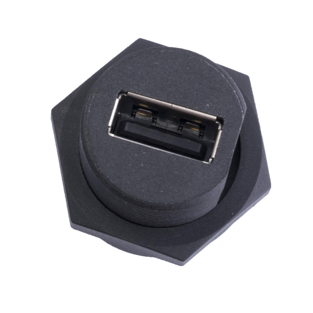 Гніздо USB-A герметичне (WP-UAC2S-P04P)