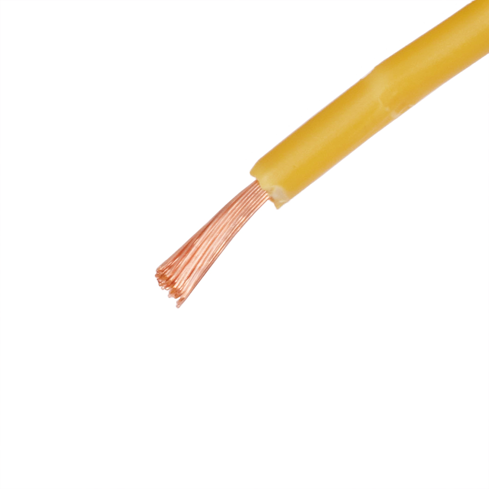 Провід багатожильний 1.5mm² (16AWG/48xD0.20мм, мідь, PVC), жовтий