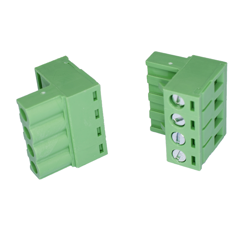 Клеммник 2EDGK-5.0-04P-14-00A(H) 4конт., зеленый, шлиц (Degson)