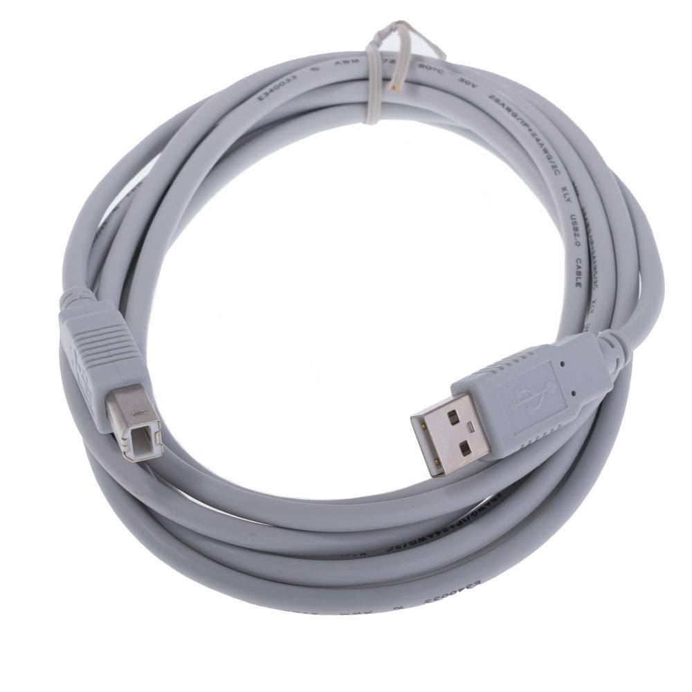 Кабель USBA-plug - USBB-plug длина 3м  (BQC-USB2AB/3)