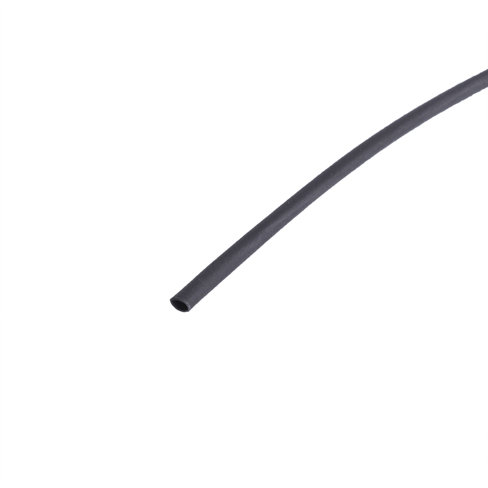 Термоусадочная трубка 1,0мм черная (термоусадка 1,0мм)  (SB-RSFR-H | 1 | 1/0,5mm)